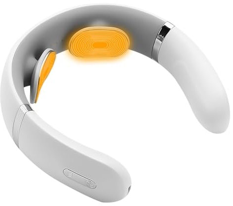 SGZIOO 1Neck Massagers with Heat Function, USB Charging 1Neck Massager for Neck Pain, 10 Modes 16 Intensities, Hilipert Portable Neck Massager for Women and Men at Home Car Office
