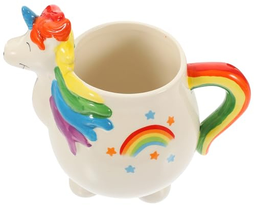 iplusmile Taza De Unicornio Divertida De Cerámica Linda Taza Para Café Diseño De Dibujos Animados De Oficina