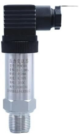 HBGNZU 1pc Silicon Pressure Transmitter Pressure Transducer 4-20mA Output M20*1.5 Thread(100Mpa)