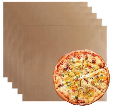 Fysaran Lámina para hornear permanente de fibra de vidrio, alfombrilla reutilizable para hornear, papel de horno hasta 180°, base para hornear permanente con revestimiento antiadherente, apta para