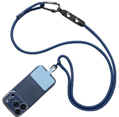 VULKIT Crossbody Phone Lanyard with Tether Tap Adjustable Nylon Neck Strap Phone Lanyards for iPhone and Android Mobile Phone Accessories