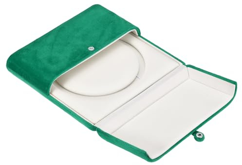 PATIKIL Portagioie In Velluto Scatola Regalo Per Collana Grande Espandibile