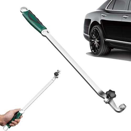 FARYODI Extensión de llave inglesa, 40 cm, SW 10 mm, 385 mm de longitud, acero al cromo vanadio, mango ergonómico, para tornillos fijos, mantenimiento mecánico y automotriz, color verde