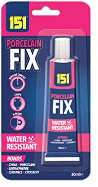 Wasserabweisender Porzellan-Kleber für Keramik, Risse, Chips, Reparatur-Kleber