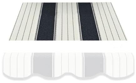 home Trends® Preisgünstige Markisen Tuch Markisenbespannung Ersatzstoffe Markisenstoffen Sonnenschutz OHNE Volant mit verschiedenen Maße und Farbe (4 x 3 m, SPD037)