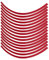 Felgen Streifen, Universal Auto Motorrad Rad Reflektierende Nadelstreifen Aufkleber Klebeband Aufkleber Dekoration Film 6 Farben(rot)