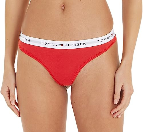Tommy Hilfiger Perizoma Donna Tanga, Rosso (Primary Red), XS