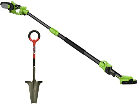 PACK tronçonneuse 2en1 + RootSlayer - VENTEO - Tronçonneuse électrique - Manche télescopique - Outils multifonctions jardin
