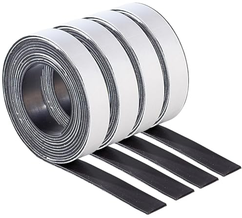 Your Design Pinnwand Magnetband: 4er-Set ultrapraktisches Magnet-Klebeband, je 3 Meter (Magnet-Klebebänder selbstklebend, Magnetstreifen zum Kleben)