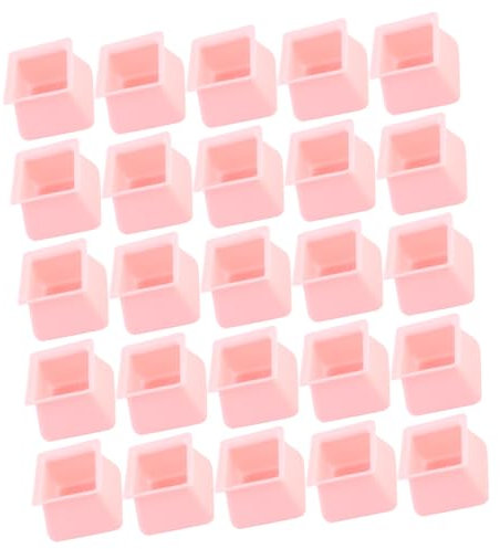 Gadpiparty 20pcs Simple Chair Leg Caps Furniture Leg Mat Silicone Chair Protectors Slip-resistant Furniture Covers for Desk Feet Protect Floor from