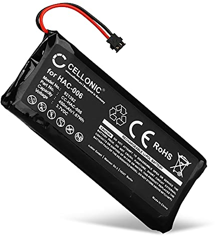 CELLONIC Batteria Compatibile con Nintendo Switch Joy-con L HAC-015, R HAC-016, HAC-006, 450mAh 3.6V - 3.7V - Ricambio per consolle Controller palmare