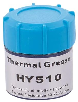 Salyeeluly Pasta compuesta térmica,Compuesto térmico de Pasta para CPU,Grasa conductora Grasa térmica | Pasta de CPU compuesta térmica, Pasta de Silicona con Grasa para disipador térmico para