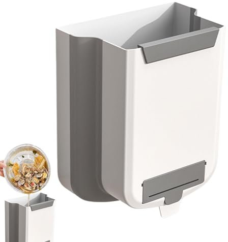 Bote de Basura para Cocina, Bote de Basura de Dormitorio - Contenedor de basura de cocina plegable Contenedor de basura de cocina | Práctico cubo de basura para baño, cubo de basura interior para resi