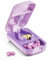 TBCDS per Piccole e Grandi, Pastiglie con Lama, Tagliapillole Spazzola e Pinzette, Con Scomparto Porta Medicine, in 2 o in 4, Compresse di Precisione, Ideale per Viaggi e Animali Domestici (Lilla)
