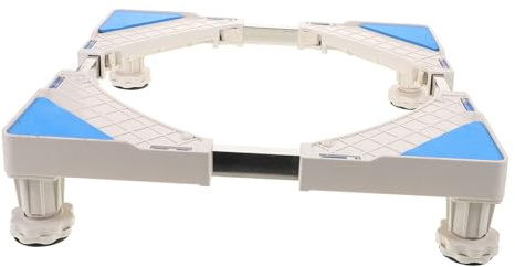 Holibanna Base De Lavadora Móvil De Resistente Soporte Para Lavadora y Secadora Bandeja De Almacenamiento Para Ropa Lavandería