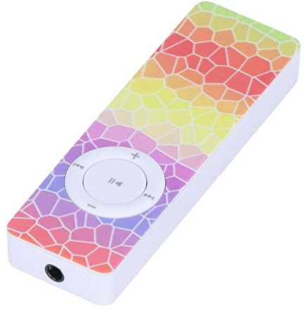 Elprico Lettore Musicale Portatile da 64 GB con Altoparlante Incorporato, Lettore MP3 Espandibile con Lunga Durata della Batteria, Lettore Musicale Compatto e Portatile per Scheda (TYPE C)