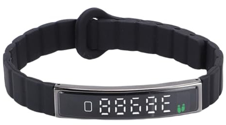 SENECESLI Smart Armband, Tragbare Aktivitäts- und Fitness -Tracker -Band, Unterstützt eine Breite Palette von Übungsmodi, das Abdichtungsdesign, die Automatische Überwachung Tragbarer (Black)