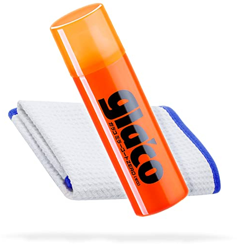 detailmate Spiegel & Kamera Versiegelung Set: Soft99 Glaco Mirror Coat Zero 40ml - wasserabweisender lotuseffekt + Glasreiniger 100ml + 40x40cm Mikrofasertuch zur Glas-/ und Kunststoffreinigung