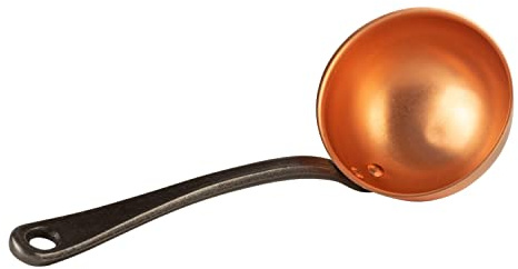 Cuisine Romefort | Küchenhelfer aus Kupfer | traditionelle Kupferschaumlöffel und zeitlose Kupferkelle aus Frankreich (Kelle)