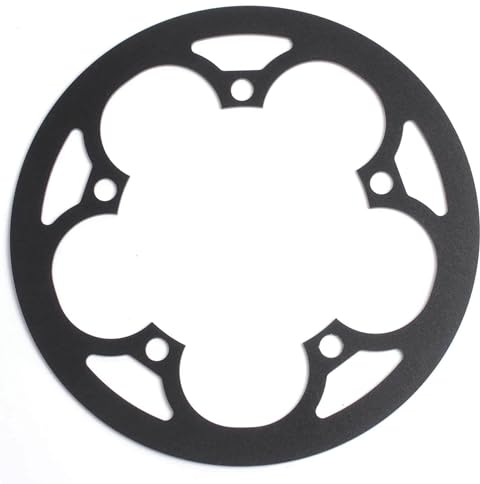 Prowheel Mountain Bike Chainring Guard 130 BCD Aluminium Alloy Chain Ring Protection Cover for 42T/44T/46T/48T/52T/53T Chainring Chain Wheel (52T)