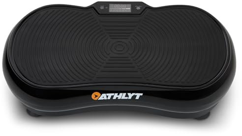 Athlyt Vibration Plate, Black & Grey, 2 Motors (JF-CFM10)