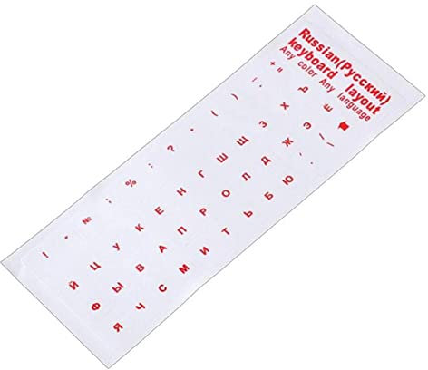 Chiaro Russo Consiglio Sticker Layout Per Notebook Computer Board Stick Accessori Polvere Laptop M7p5
