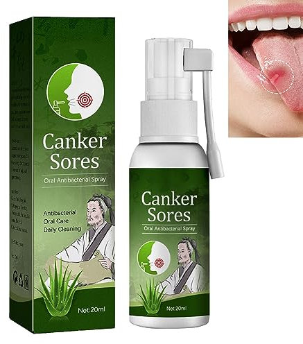 KOAHDE Spray de Soulagement Ulcères,Spray Ulcères de la Bouche,Traitement des Ulcères de la Bouche,Spray de Soulagement Ulcères Buccaux,Spray de Soulagement des Aphtes,Spray Pour Ulceres Buccaux,20ML