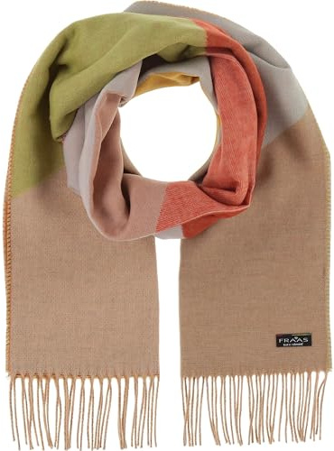 FRAAS Cashmink Schal 35 x 200 cm - Weicher als Kaschmir - Made in Germany - Schal mit graphischem Design für Damen und Herren - Perfekt für Herbst und Winter Chinchilla