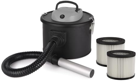 Setpoint Aspiratore per cenere, funzione di aspirazione e soffiaggio, inclusi 2 filtri HEPA – volume 10 l, 800 Watt