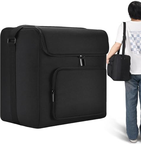 Car Refrigerator Carry Case, Travel Fridge Case, 4/6L Fridge Crate | Portable Storage Bag with Adjustable Shoulder Strap for Travel Camping Picnic