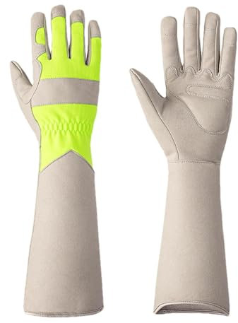 Generisch Gartenhandschuhe mit langen Ärmeln, pannensichere lange Gartenhandschuhe - Lange Gartenärmel | Atmungsaktive, dicke Palmen-Stulpe für den Garten, für Damen, Herren und Damen