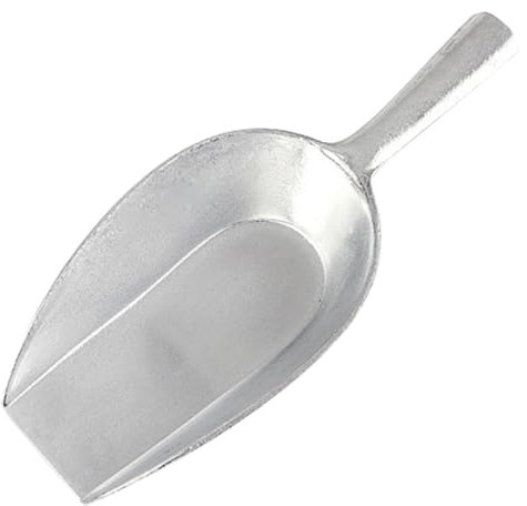 Ciieeo Pala Para Hielo De Aleación De Aluminio Extra Gruesa, Tamaño Grande, Cucharón Para Cubitos De Hielo y Granos, Herramienta Resistente Para Cocina y Congelador, Uso Doméstico