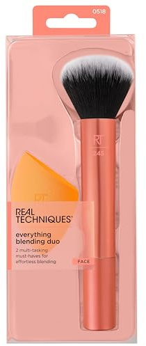 Real Techniques 10051800 Alles blandning Duo makeupborste och svamp