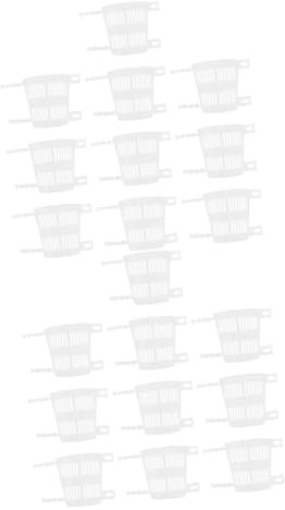 SOIMISS 2 Set Coppa Per Piantare Dendrobium Stand Leggero Succulento Vasi Succulenti Piante Chiaro Fioriera A Trogolo Pentole Chiare Teiera Transparent Plastica Riutilizzabile 10 Pezzi*2