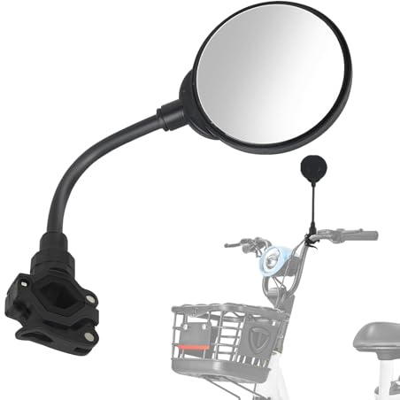Rétroviseur pour poussette de jogging - rétroviseur pour poussette, rétroviseur pour moto | Miroir de sécurité pour poussette, polyvalent, rotatif à 360°, réglable, pour le jogging