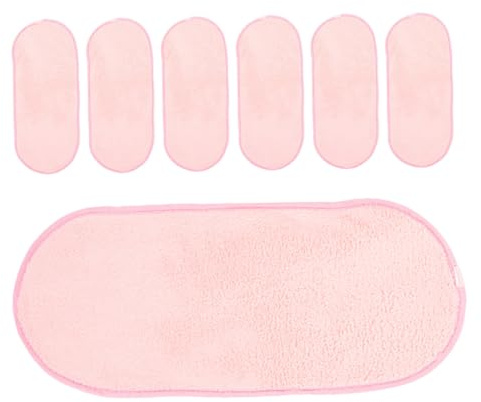 Beatifufu 6pcs Portable Facial Wash Towels Makeup Towels Face Wash Cloth Travel Washcloth for Camping for Women