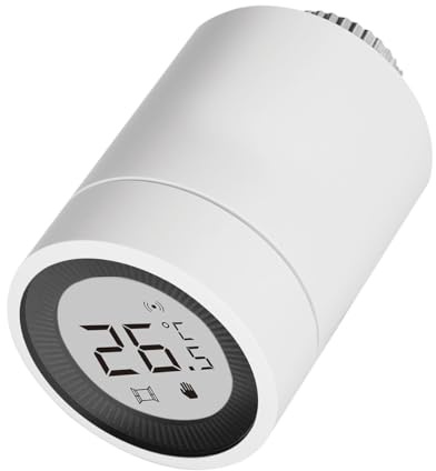 LogiLink SH0135 - Wi-Fi Smart Zigbee Thermostat Heizkörperventil, Frostschutz, Tuya kompatibel