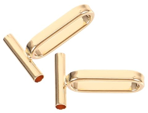 jojofuny 2pcs Brooch Pin Pendant Converters Stainless Steel Necklace and Brooch Adapter Metal Converter for DIY Jewelry Making Crafts