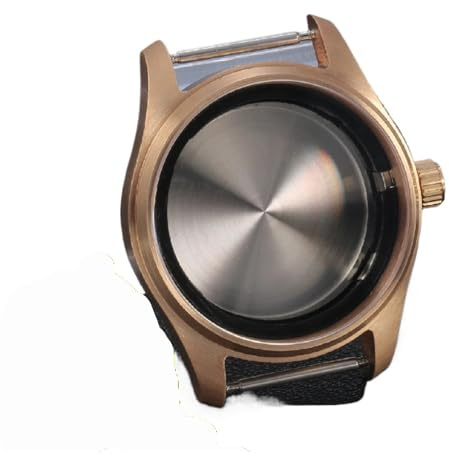 1st Cusn8 Real Bronze 36/39mm 20ATM klockfodral AR Safirkristall for NH34 NH35 ETA2824 PT5000 Diving Men Mod(39mm NH)