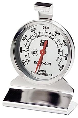 CDN DOT2 ProAccurate Oven Thermometer, The Best Oven Thermometer for Instant Read in Food Cooking. Stainless Steel For Monitoring Oven Temperatures. Large Dial. NSF Certified.