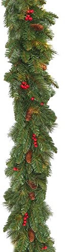 artplants.de Kunst Weihnachtsgirlande BUKAREST, geschmückt, 275cm, Ø30cm - Girlande künstlich