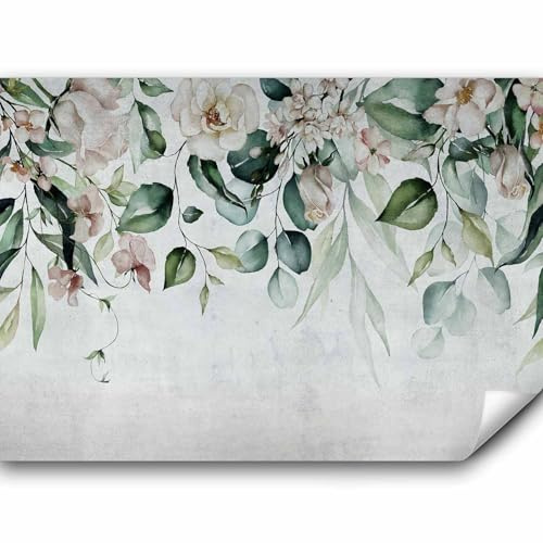 murando - Vlies Fototapete Blätter 350x256cm Foto Tapete Schlafzimmer Wohnzimmer Vliestapete XXL Motivtapeten Bildtapete 3d Effekt Wand Dekoration - Abstrakt Natur Botanik Pflanzen b-C-0949-a-a