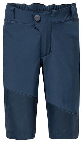 VAUDE Unisex Kinder Kids Moab Stretch Shorts, Dark Sea, 164 EU