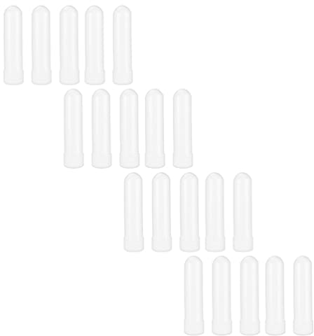 EXCEART 20stücke Teiliges Nachfüllbares Naseninhalator-rohr Leeres Aromatherapie Erwachsene Tragbar Für Ätherische Öle Praktisch Und Platzsparend Für Schule Und Büro