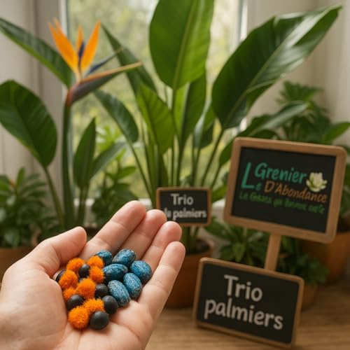 Lot de 30 graines à semer - Le Grenier d'Abondance - STRELITZIA & Co - 3 sachets individuels