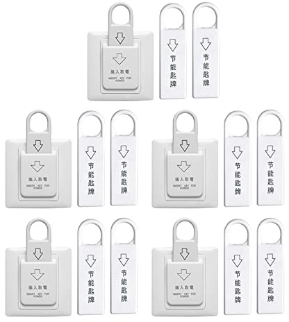 5X High Grade Hotel Scheda Magnetica Interruttore Risparmio Energetico Interruttore Inserire Chiave per 15 Carta