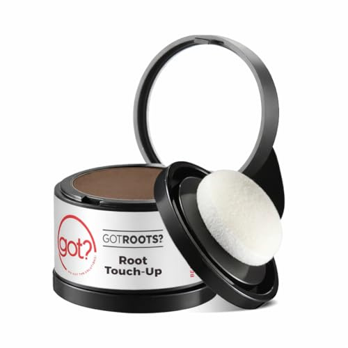 got? WE GOT THE SOLUTIONS! Pigment Infused Binding Root Touch Up Hair Color, Brow Filler & Hairline Powder for Medium Brown - Temporary Thinning & Gray Hair Cover Up - 0.14 Ounce