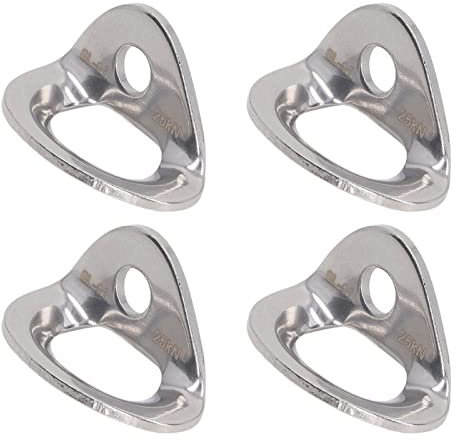 Yosoo Health Gear 10 Teiliger Kletterbolzen AufhäNger, Starke TragfäHigkeit, FelsaufhäNger, 316 Edelstahl Ankerbolzen, FüR Die Installation Von RettungshäNgematten Zum Abseilen In Der Luft