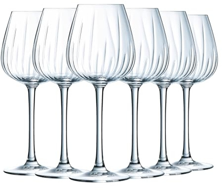 Cristal d'Arques Paris Verre à Vin Swirly 47 cl Lot de 6
