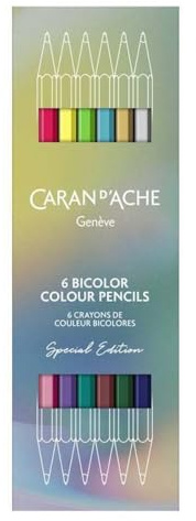 Caran d’Ache Packung mit 6 zweifarbigen Stiften CLAIM YOUR STYLE - Sonderedition/ref. 1284.506
